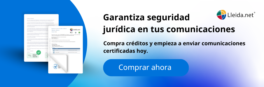 Compra de créditos Lleida.net para certificar comunicaciones y cumplir con la Ley Orgánica 1/2025