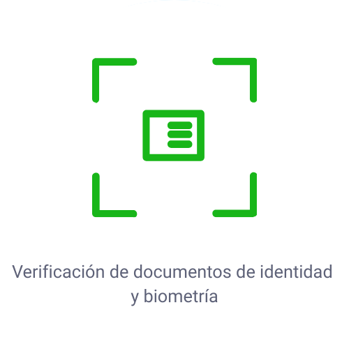 verificación de documentos de identidad y biometría