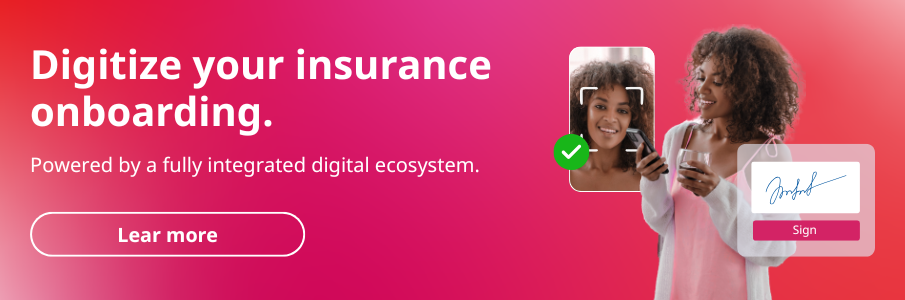 eSignature in insurance ecosystem for digital policy contracting