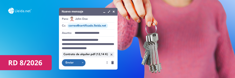 Enviar un burofax online a tu casero. Por 1€ y en menos de 5 minutos. 