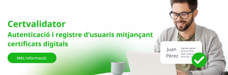 Autenticació i registre d'usuaris mitjançant certificats digitals