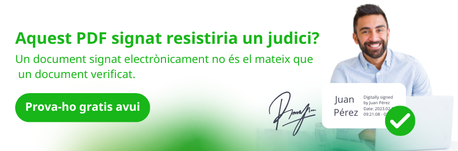 Eina per comprovar la signatura electrònica d'un document, USVC de Lleida.net, prova-ho gratis avui