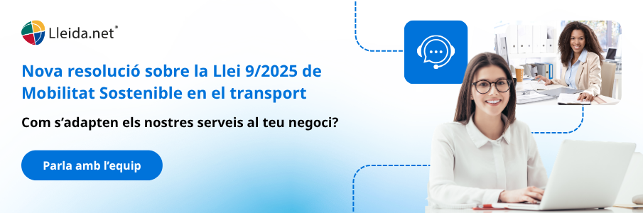 Document electrònic de Control Administratiu (DeCA): nova resolució sobre la Llei 9/2025 de Mobilitat Sostenible