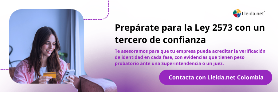 Prepárate para la Ley 2573 de 2026. Contactar con el equipo de Lleida.net en Colombia